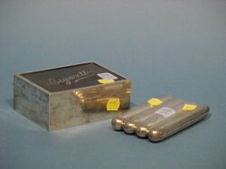 Sterling Silver Cigar Case and a Sterling Mounted Tortoise Shell Cigarette Box. 